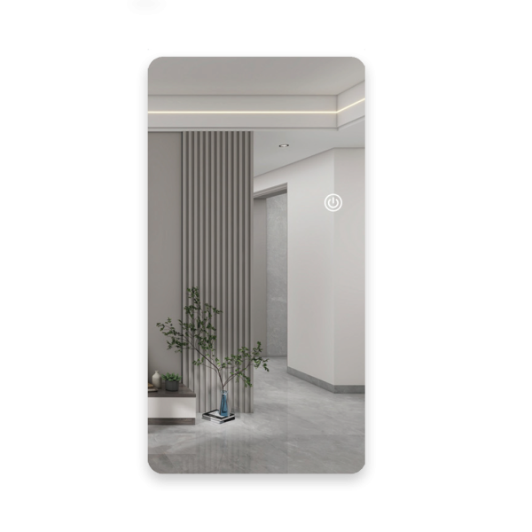 Espejo LED Dangel Camaleón: 5mm, iluminación táctil, 3 colores ajustables. Moderno y funcional, ideal para cualquier espacio