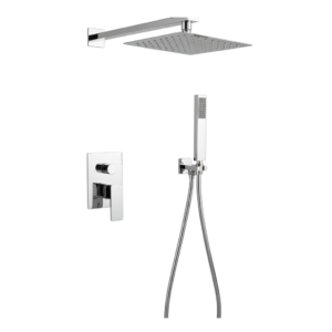 JUEGO DE DUCHA CON TELEDUCHA DINAMARCA CROMADO