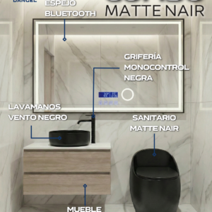 Set Matte Nair Dangel